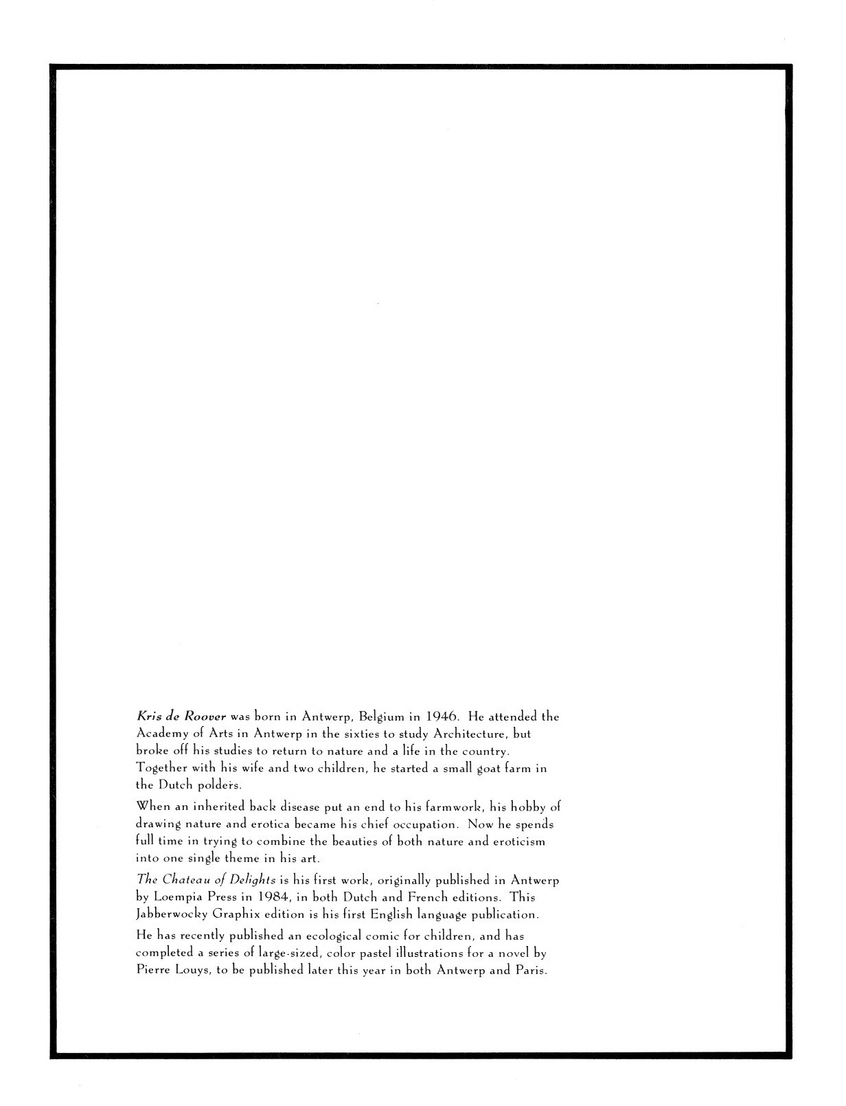 KRIS DE ROOVER - Chateau of Delights page 3 full
