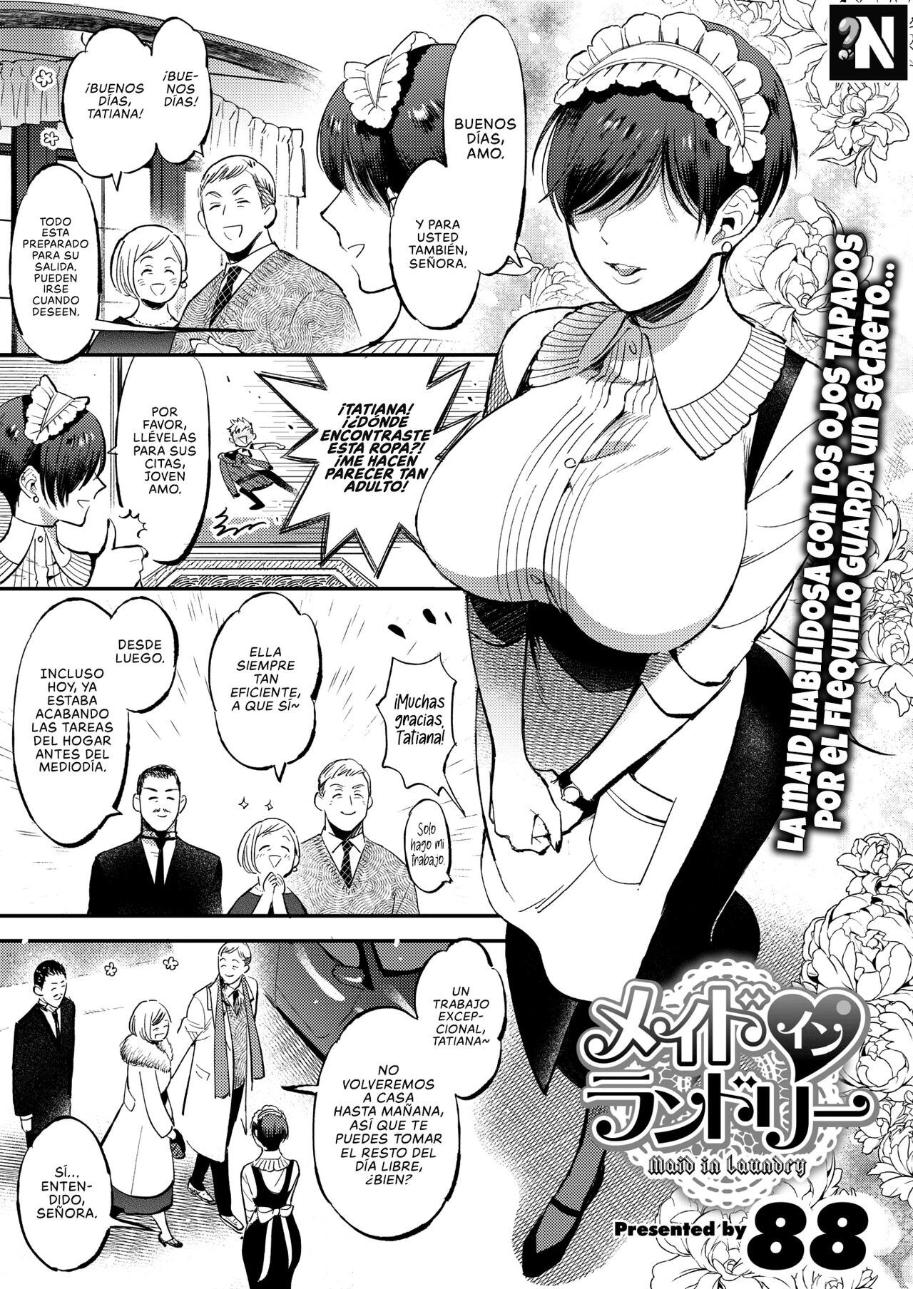 Maid in Laundry | Sirvienta en la Lavandería page 1 full