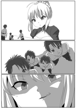 Gudao-kun x4 vs Artoria-san