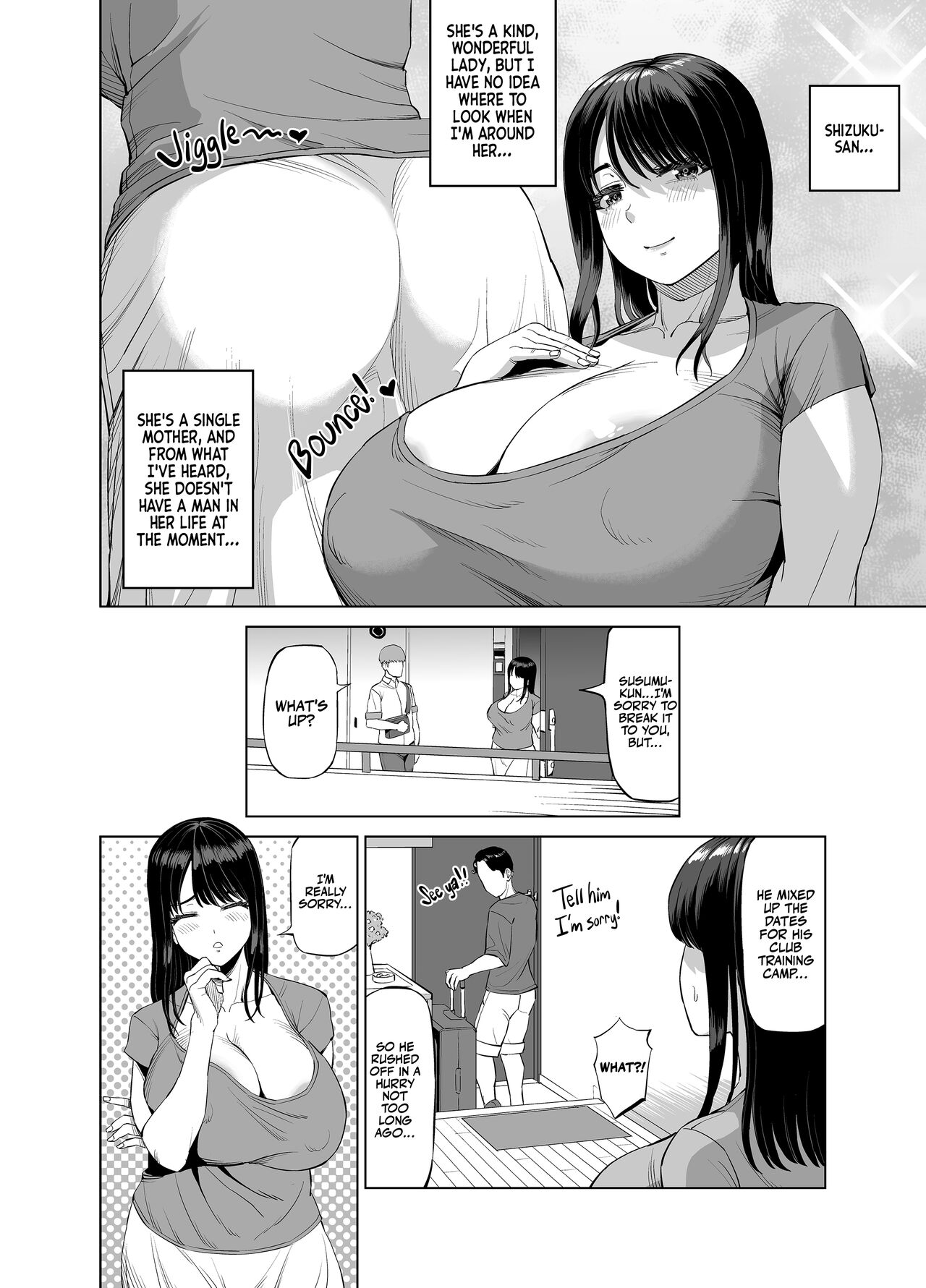 Tomodachi no Okaa-san ni Sasowarete... | Seduced By A Friend's Mother... page 3 full