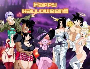 (BlueGraves) Halloween Sex Party (Dragonball) cover