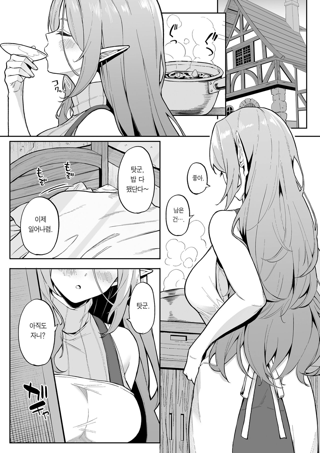 Tensei shitara  Kahogo na  Elf-san ni  Hirowareta Ken | 전생했더니 과보호 엘프 누나가 날 주운 건 page 3 full
