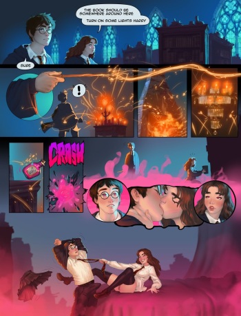 [Joixxx] Harry and Hermione in the Room of Requirements (Harry Potter) cover