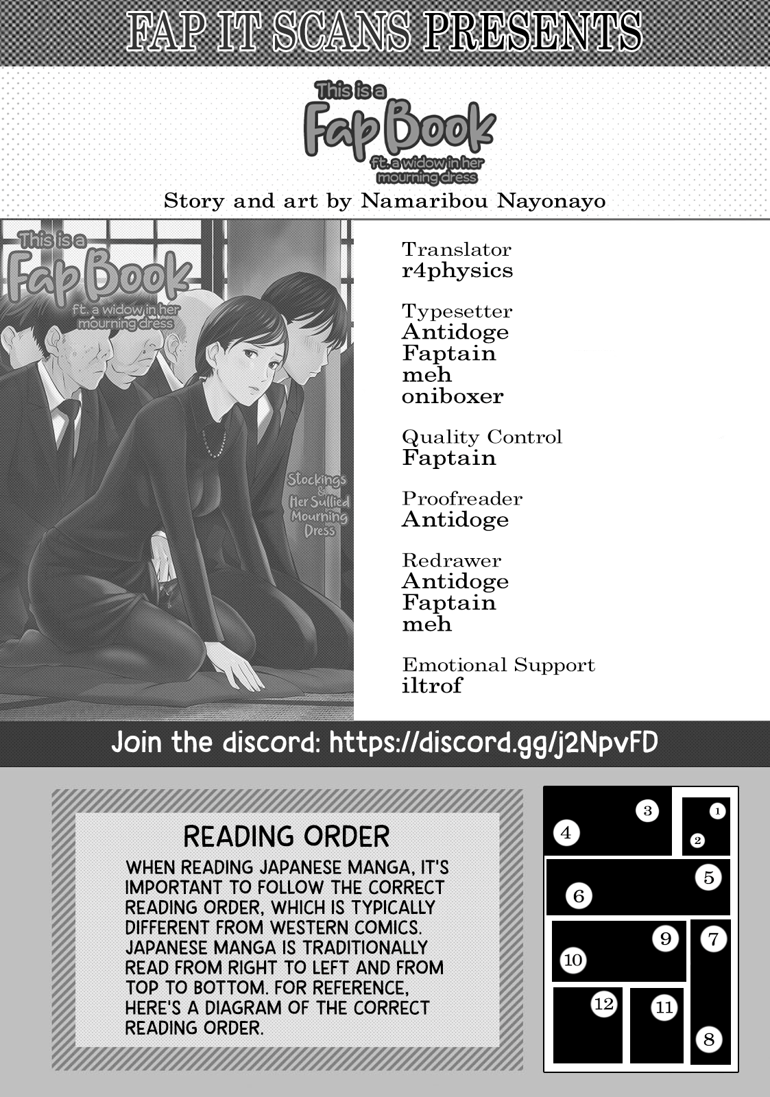 Mofuku Miboujin no Erohon desu | This is a Fap Book ft. a widow in her mourning dress page 2 full