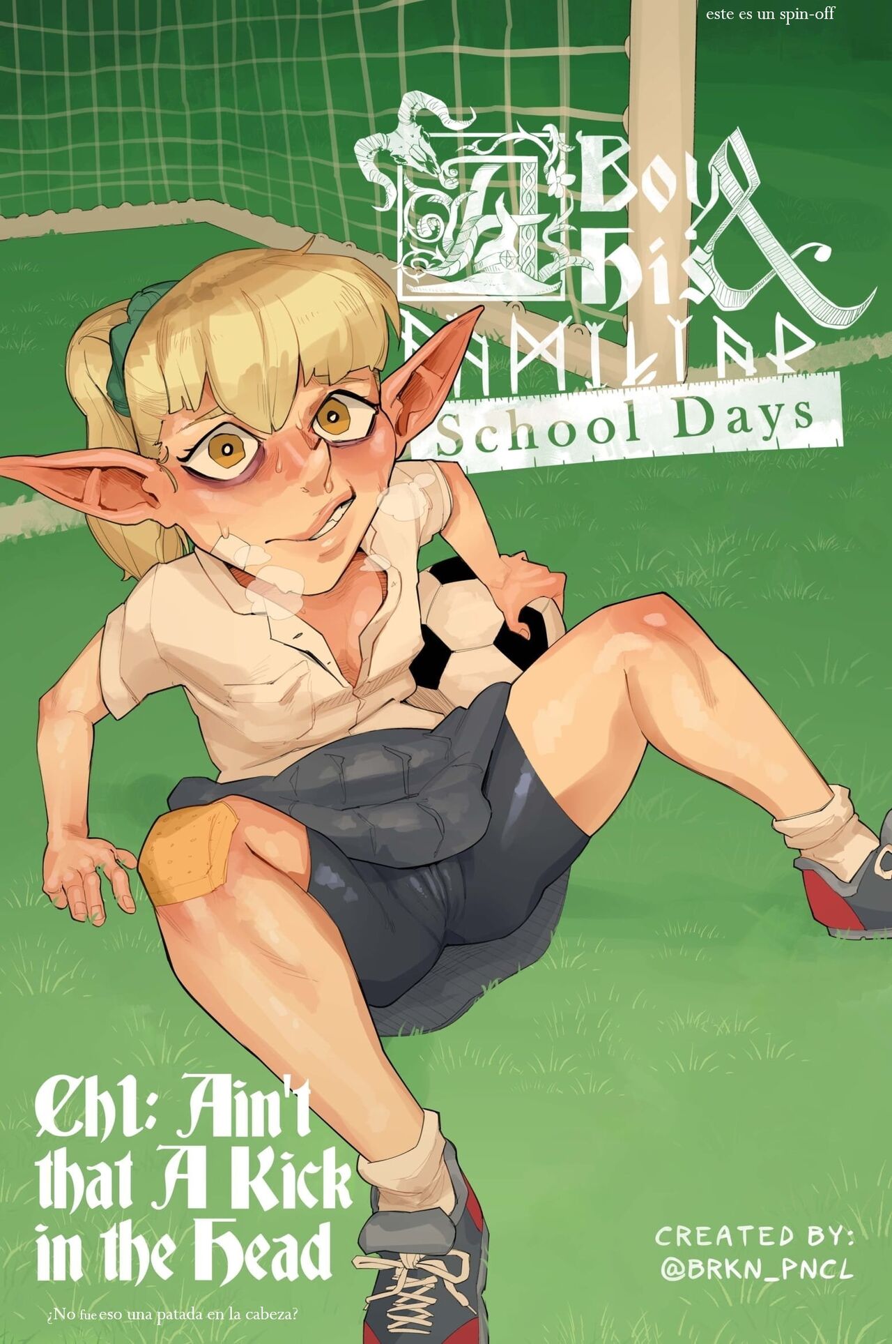 A Boy & His Familiar School Days Ain't that A Kick in the Head page 1 full
