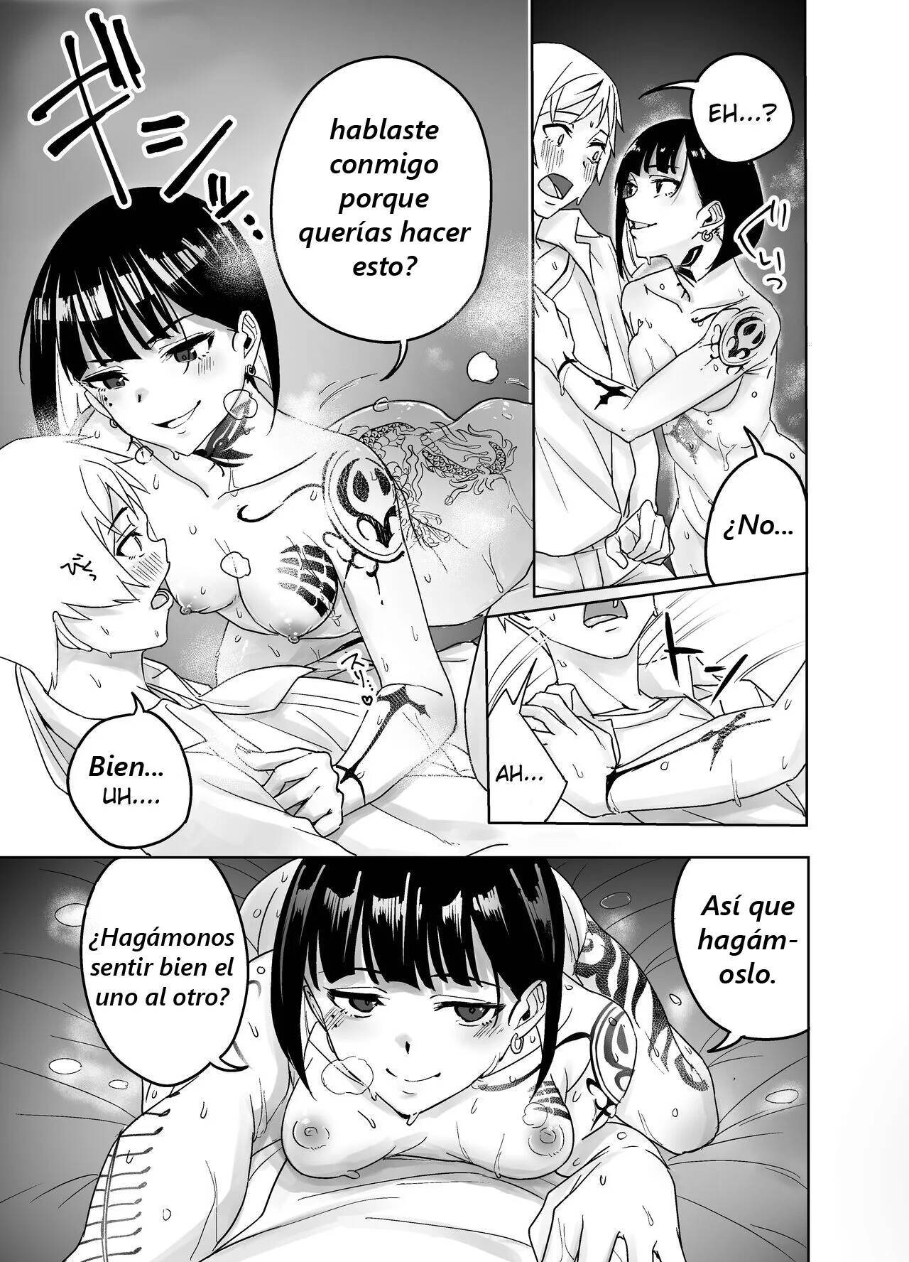Bar de Deatta Zenshin Tattoo no Onee-san to Icha Love Ecchi page 7 full