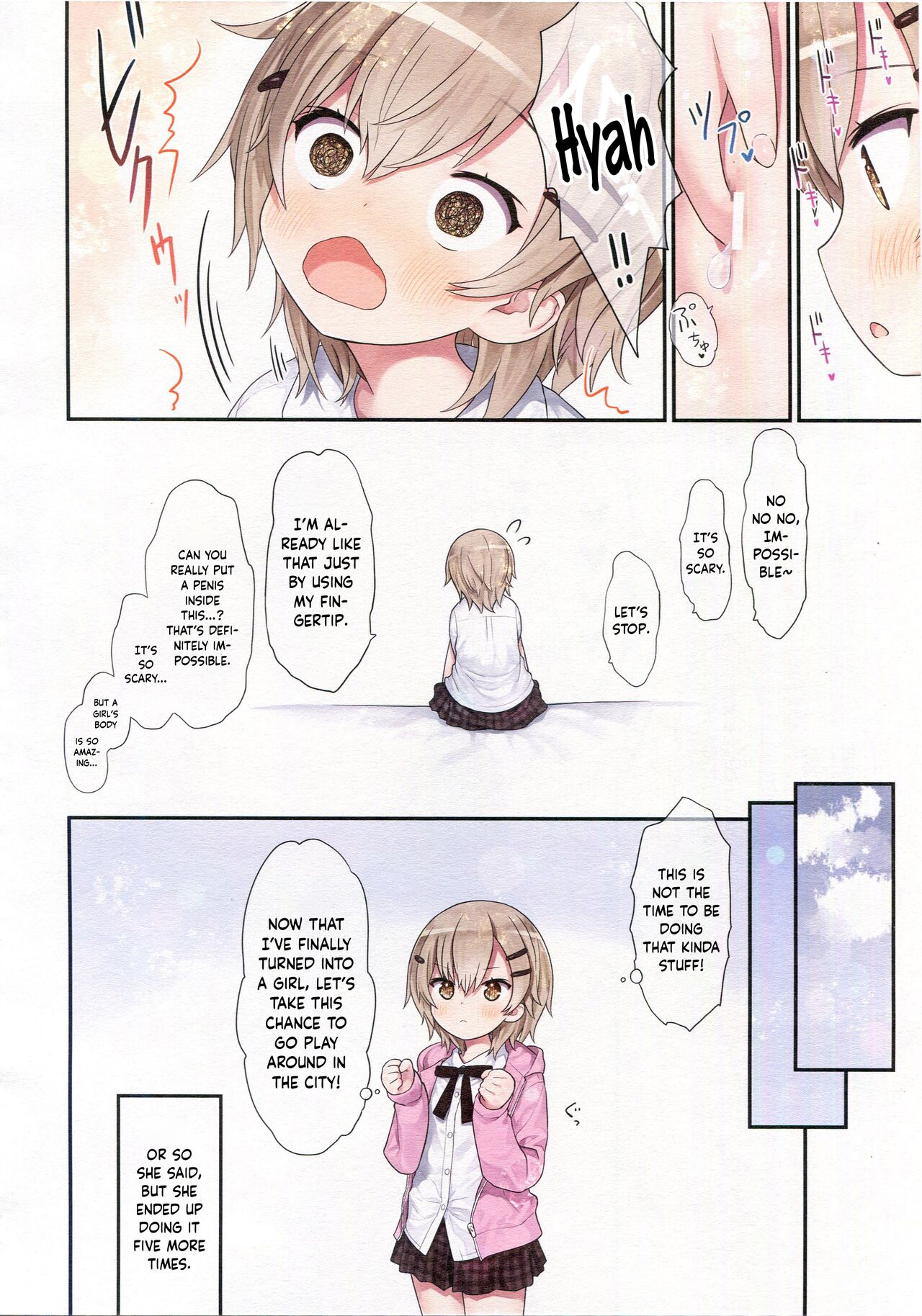 TS Shoujo Ryou-chan no Mesu Ochi | Genderbent Young Girl Ryou-chan Fallen to Pleasure page 11 full