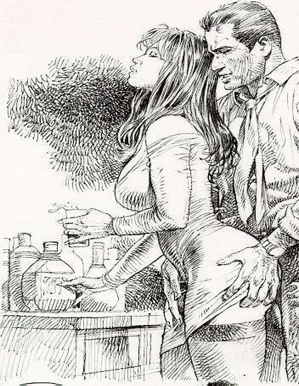 Serpieri, Paolo Eleuteri - Druuna Black & White page 3 full