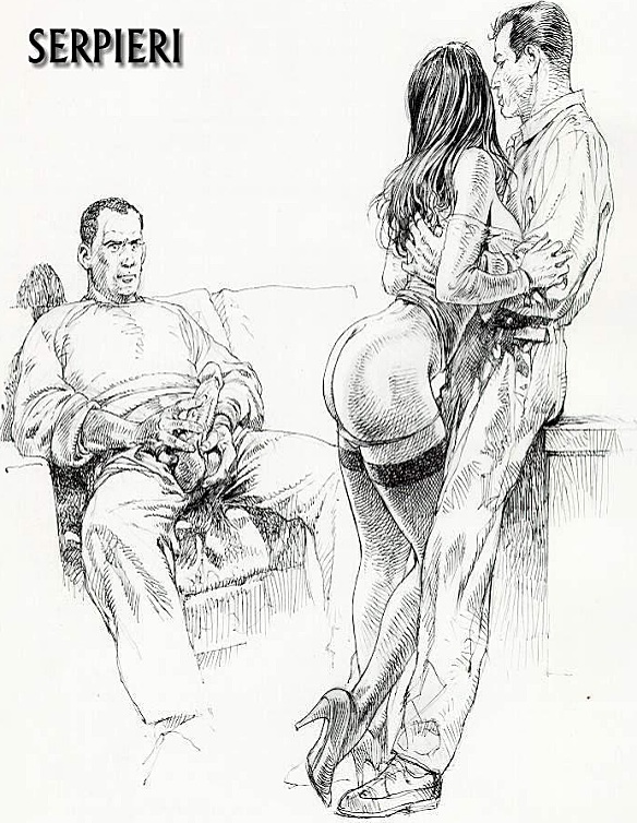 Serpieri, Paolo Eleuteri - Druuna Black & White page 8 full