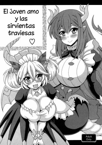 [Leaz Koubou (Oujano Kaze)] Dotei Bocchan to Dragon Maid no Fudeoroshi | El joven amo y las sirvientes traviesas (Yu-Gi-Oh! OCG) [Spanish] cover