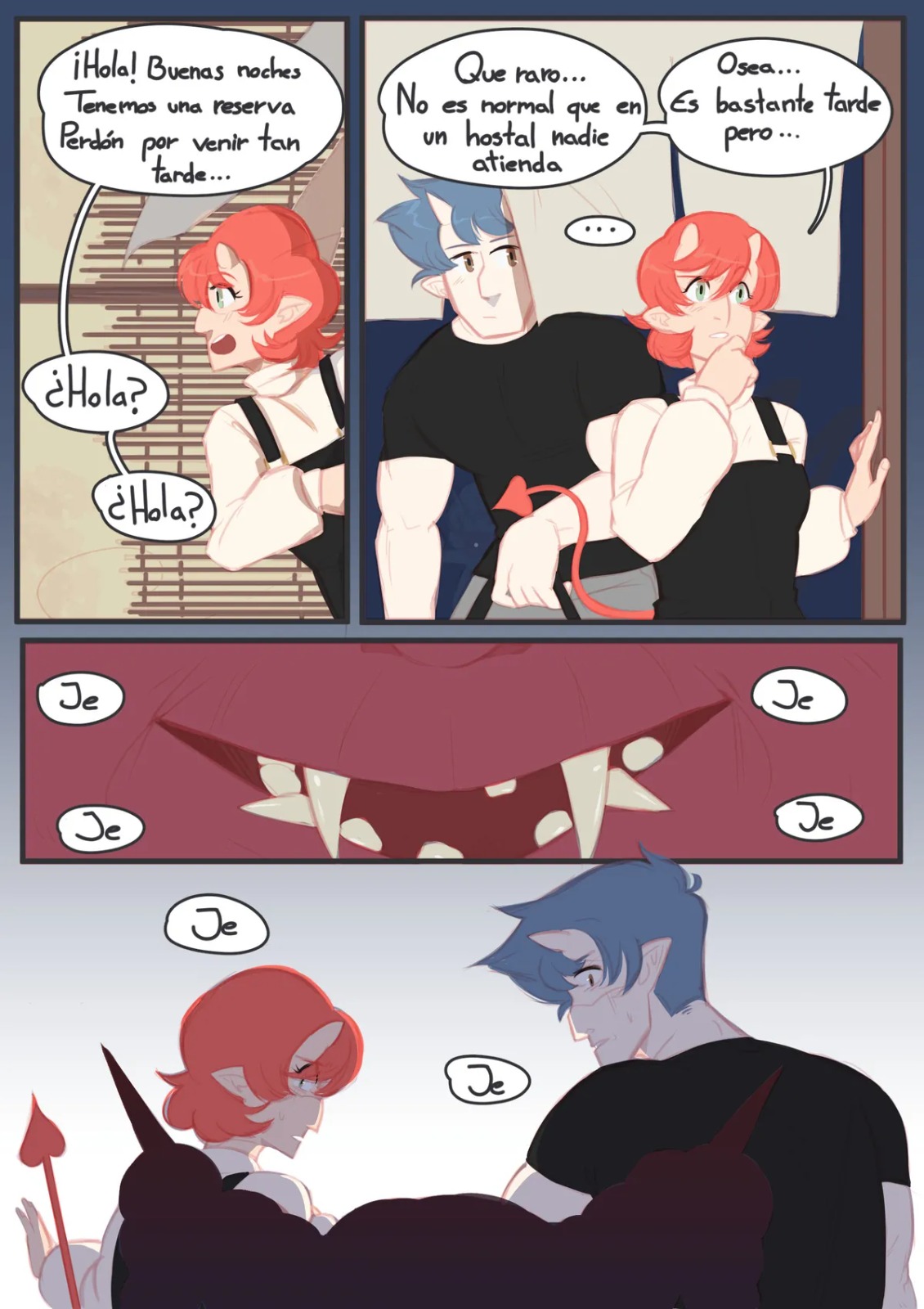 Oni Onsen: Recepci-Oni-sta page 3 full