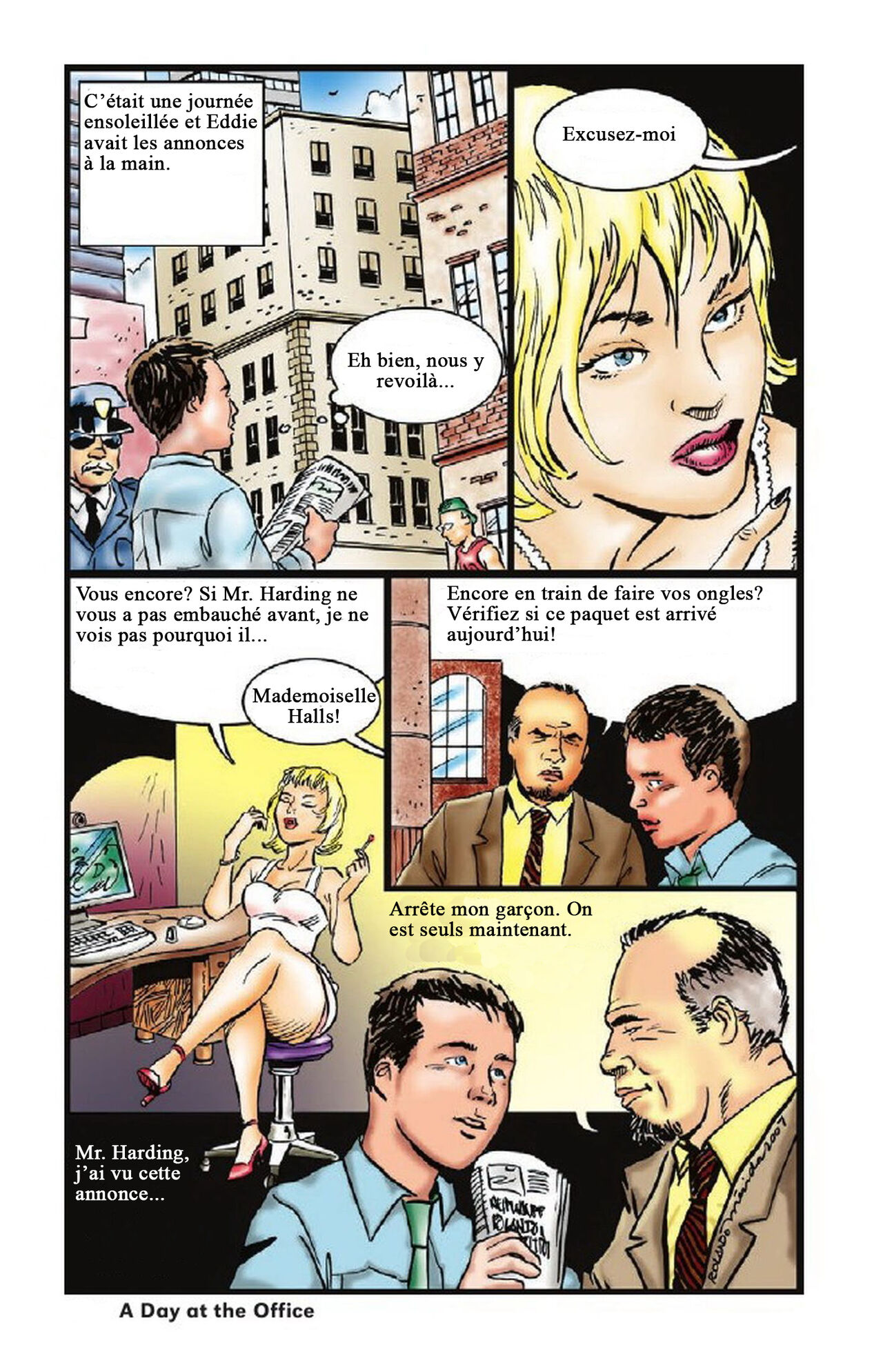 - A day at the office - French page 2 full