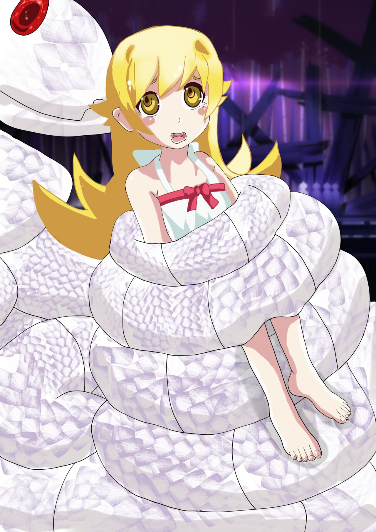 Oshino Shinobu as a prey page 3 full