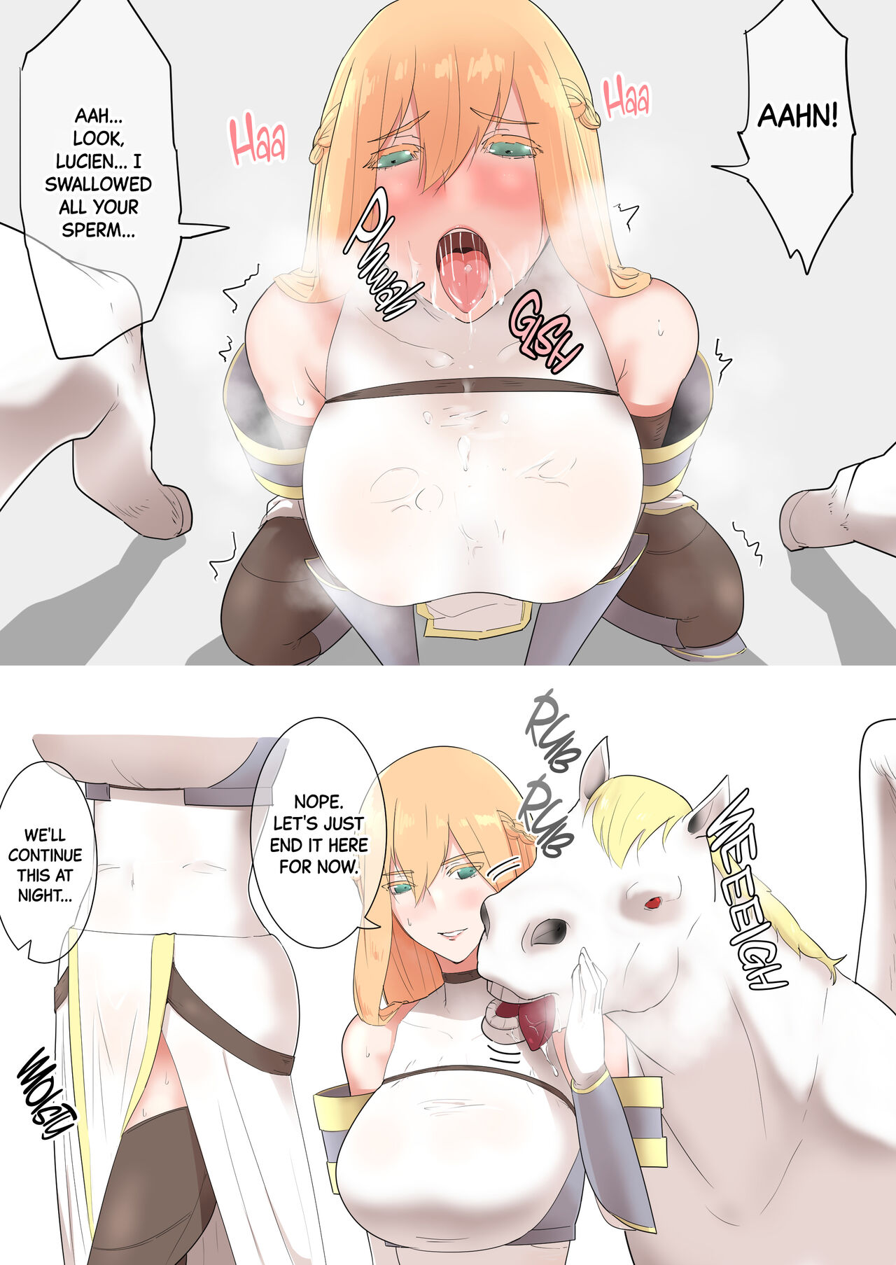 Onna Kishi no Himitsu | A Lady Knight's Secret page 11 full