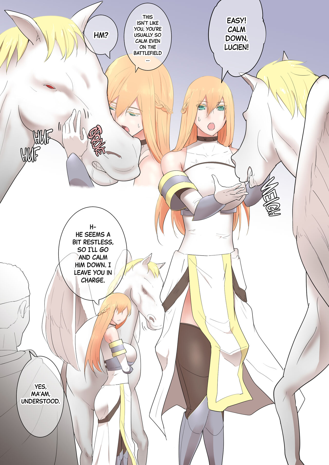 Onna Kishi no Himitsu | A Lady Knight's Secret page 6 full