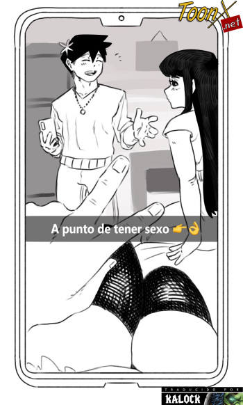 [BurntArt] Najimi's Late Night Texts (Komi-san wa Komyushou Desu) (Spanish) [kalock & ToonX] cover