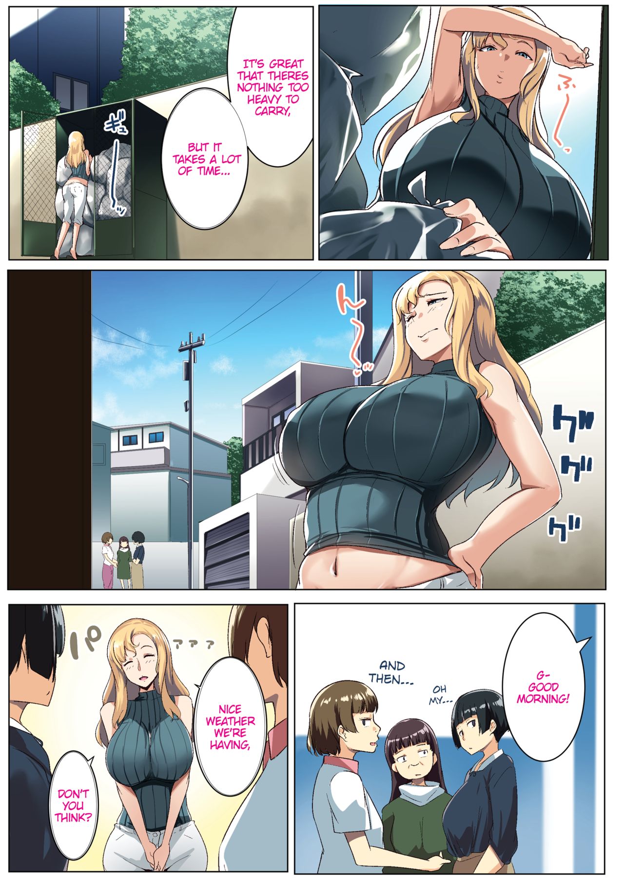 Kinpatsu Tsuma no Otomodachi | The Blonde Wifes Good Friend - Page 4 -  Comic Porn XXX
