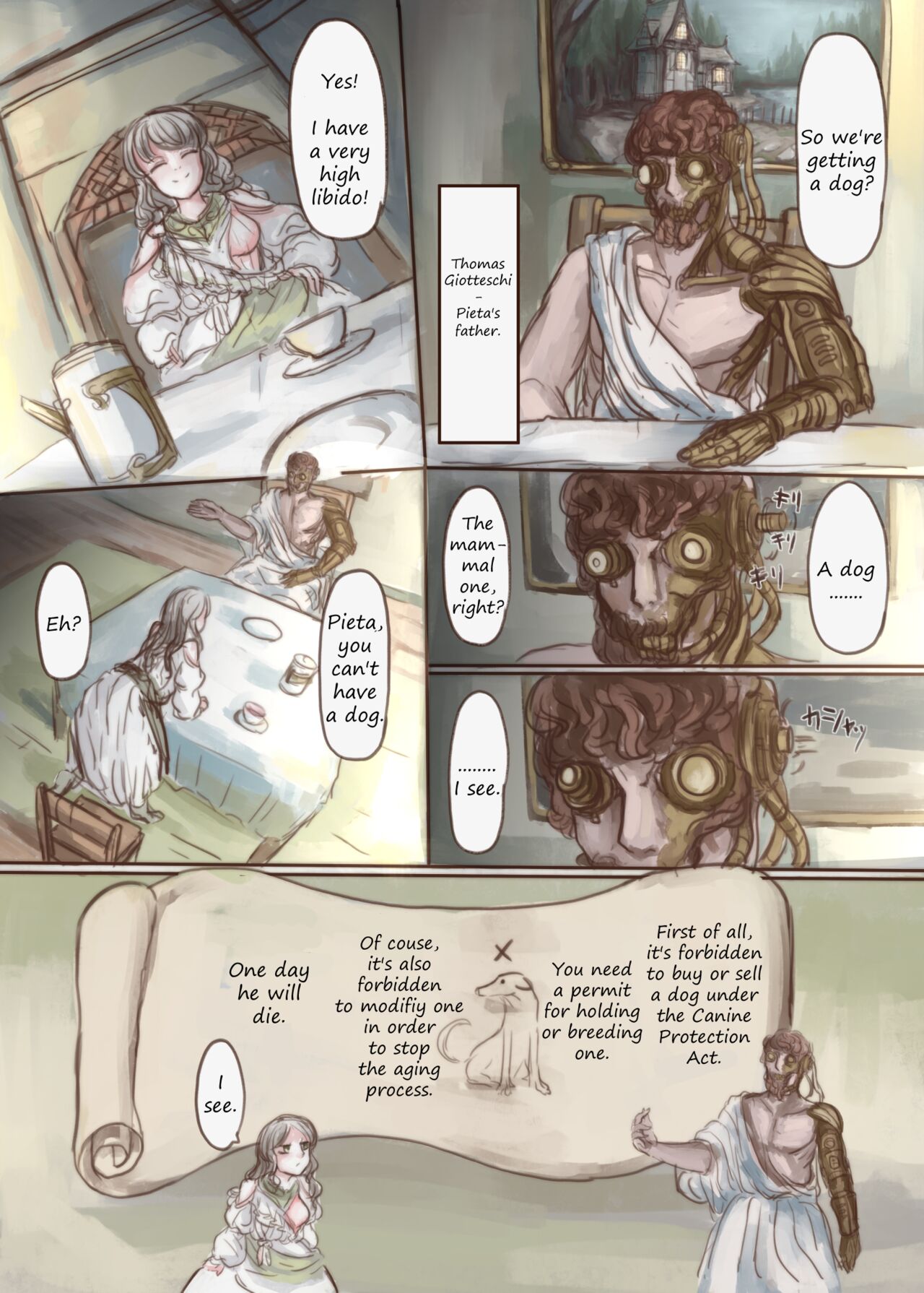 Kanemochi no Ojou-sama ga Dorei o Katte Wanko ni Kaizou suru Hon page 6 full