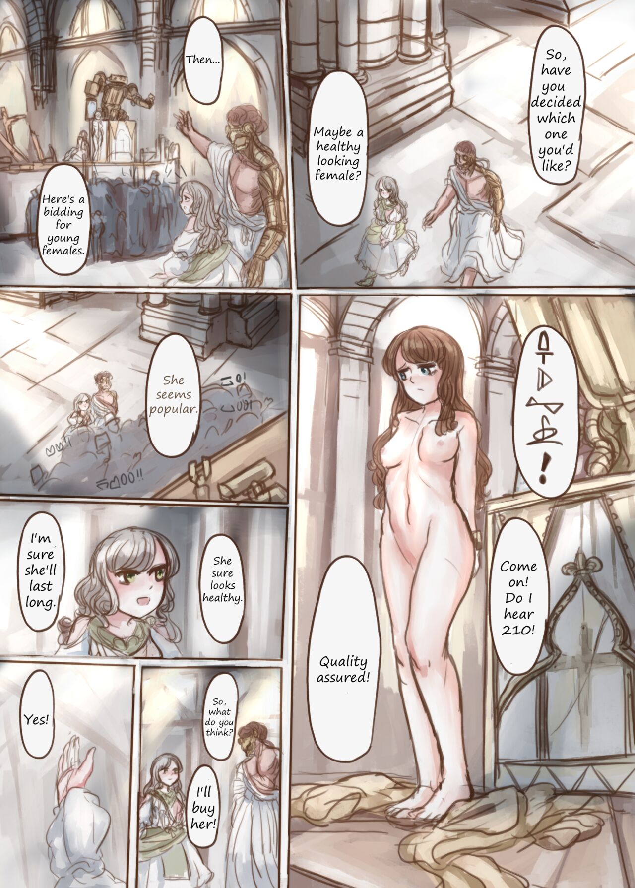 Kanemochi no Ojou-sama ga Dorei o Katte Wanko ni Kaizou suru Hon page 9 full