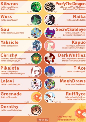 [FeralPokeporn (Various)] Underrated Pokémon Art Pack (Pokémon) cover