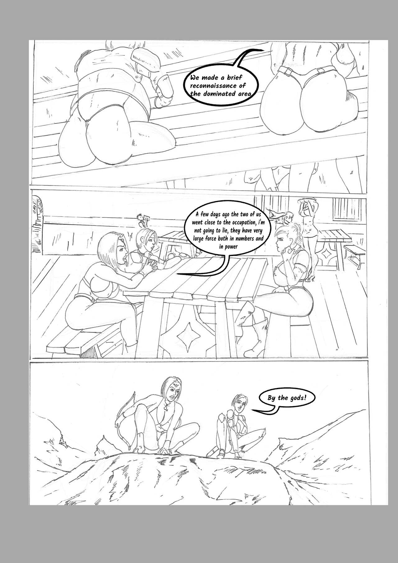 Super Heroines XXX - Calígula Origins page 11 full