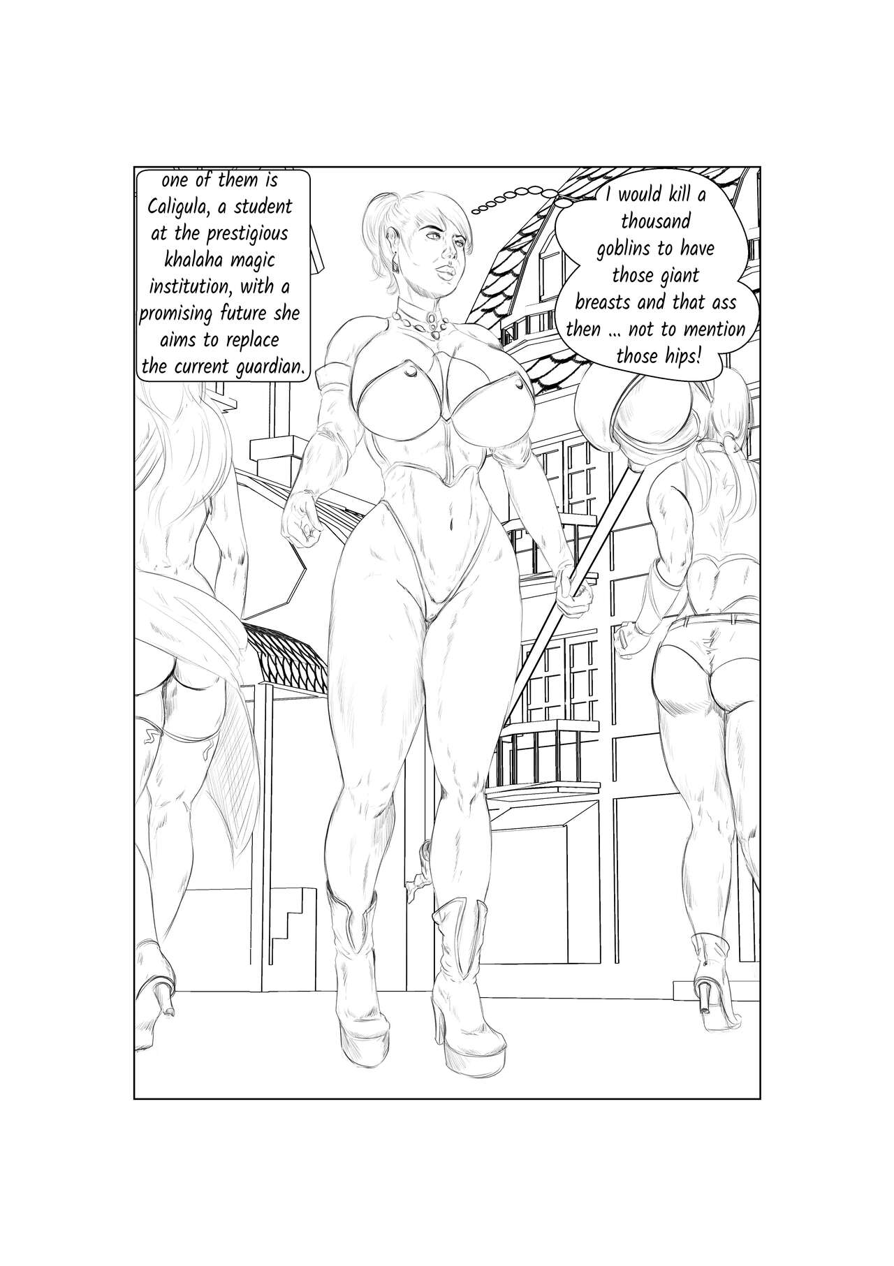 Super Heroines XXX - Calígula Origins page 3 full