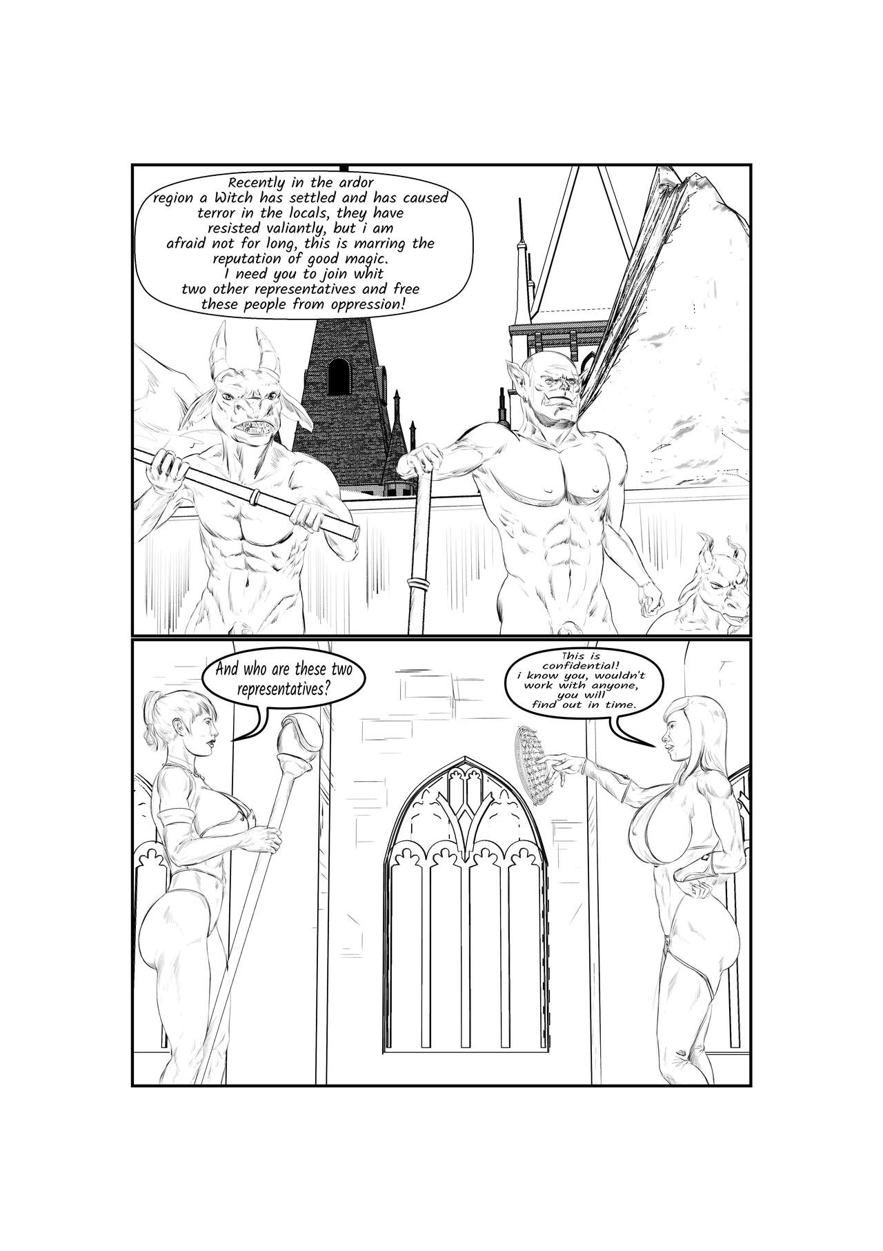 Super Heroines XXX - Calígula Origins page 8 full
