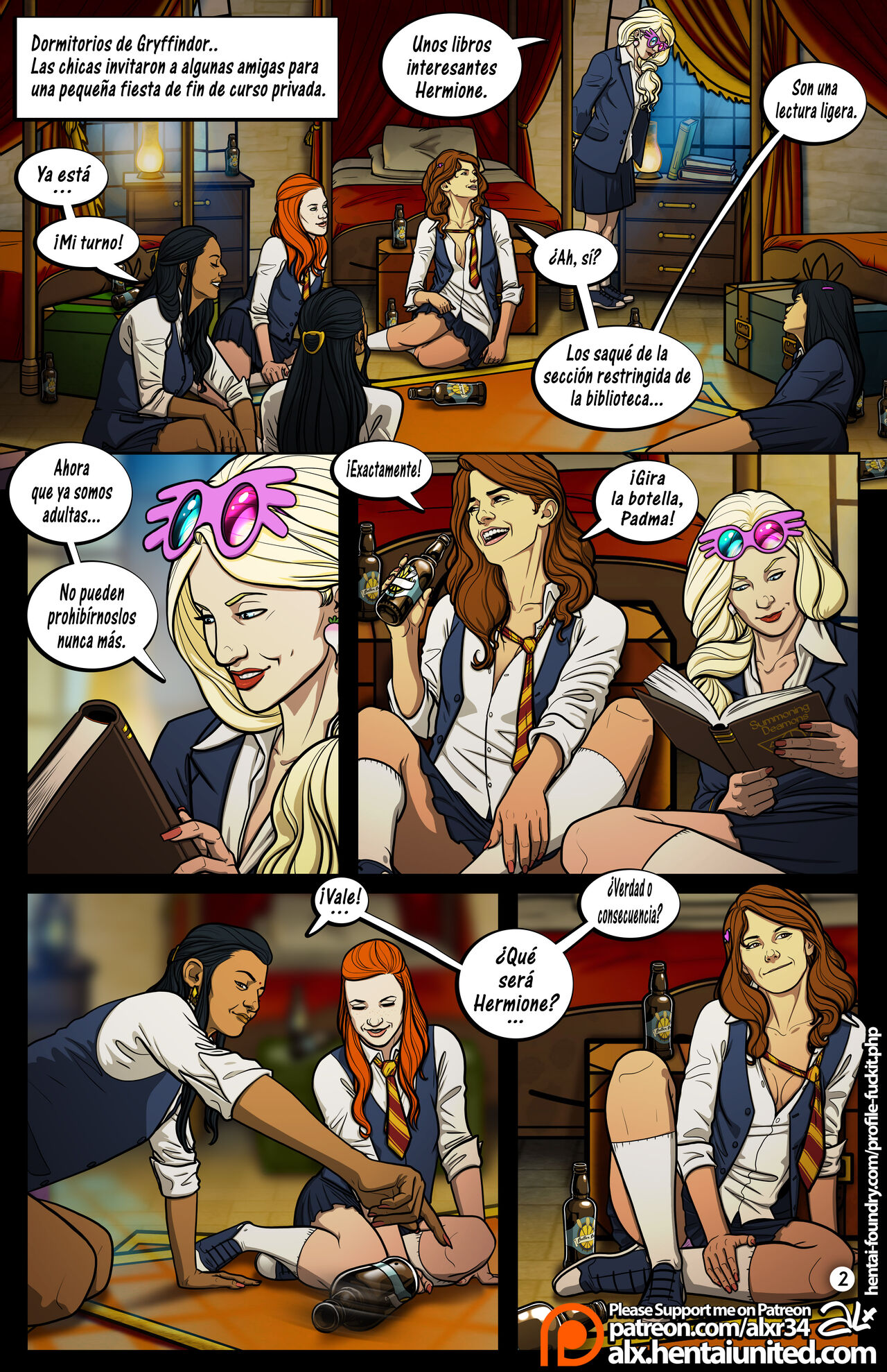 "QUE ESTA PASANDO EN HOGWARTS: Verdad o consecuencia" Edicion 4k Castellano + EXTRAS 3300x5100px 4K. page 3 full