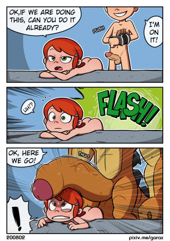 [Garabatoz] Gwen and Ben minicomic (Ben 10) cover
