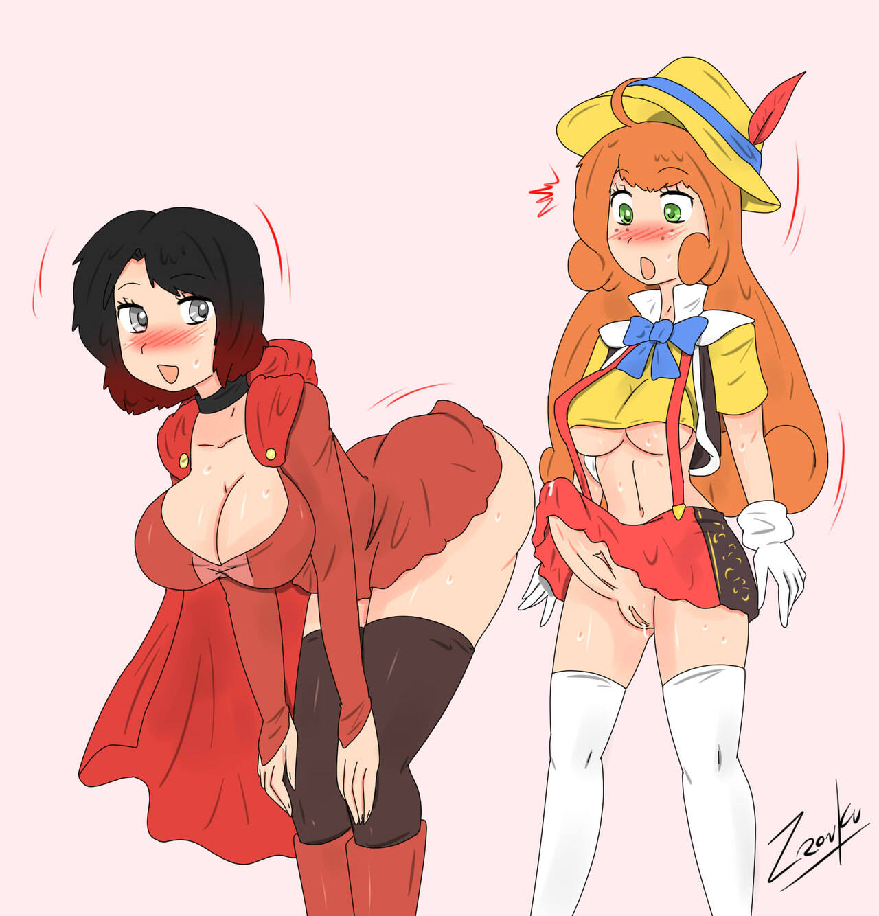 Ruby and Penny's Halloween page 1 full