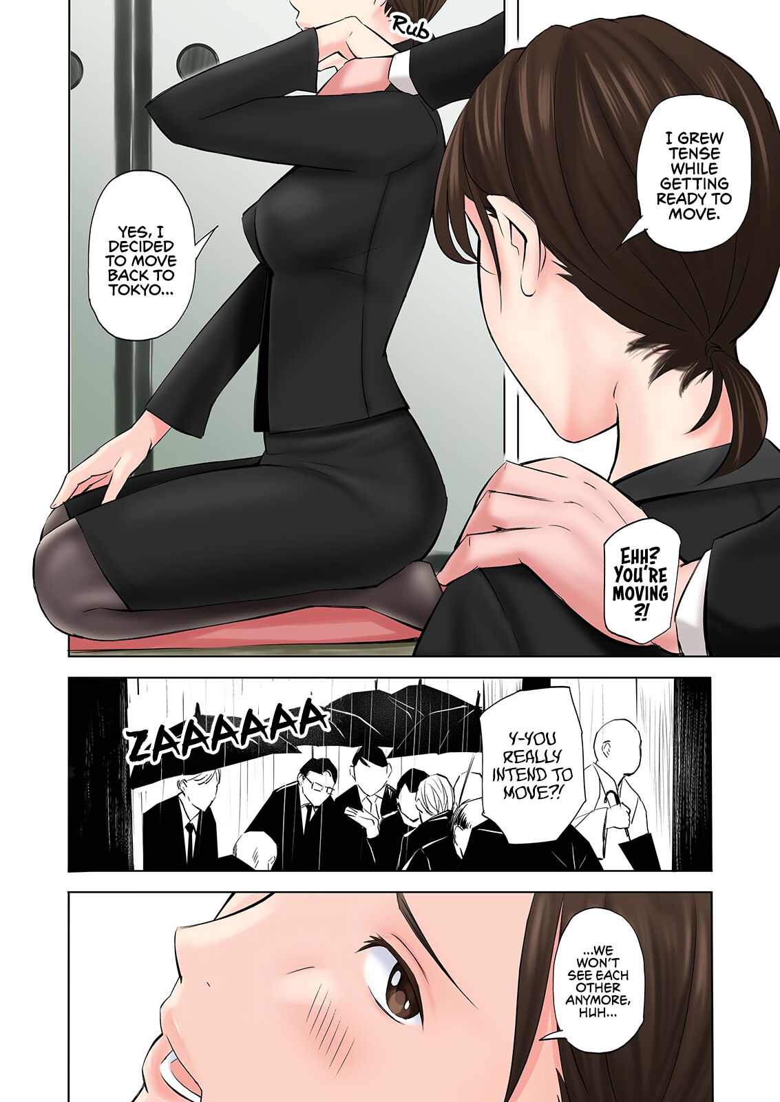Mofuku Miboujin no Erohon desu | This is a Fap Book ft. a widow in her mourning dress page 10 full