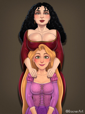[Rocner] Mother Gothel x Rapunzel (Tangled) (Spanish) cover
