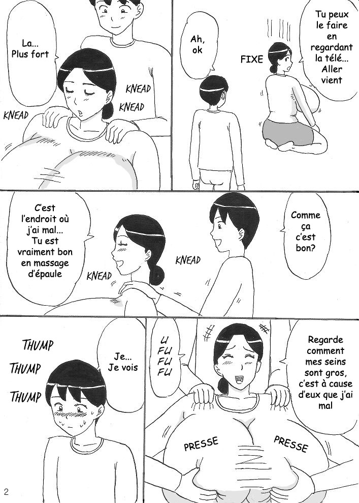 Mama ni Oppai Massage page 2 full
