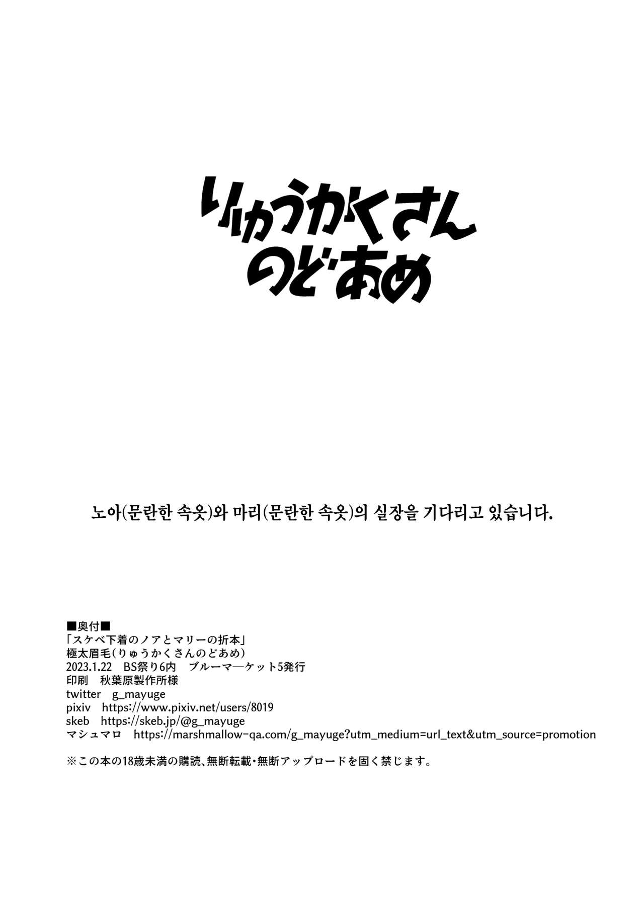 Sukebe Shitagi no Noa to Mari no Oribon | 문란한 속옷을 입은 노아와 마리의 책 page 12 full