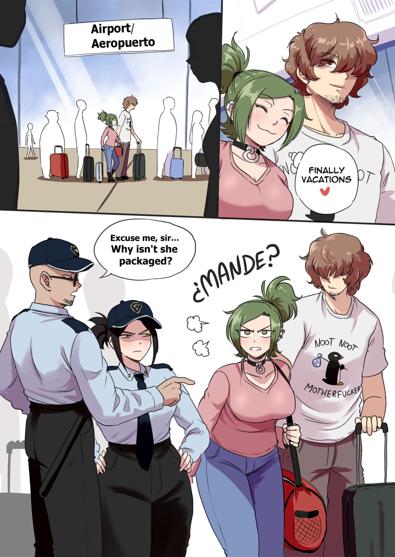 Minicomic - Flight Baggage page 1 full