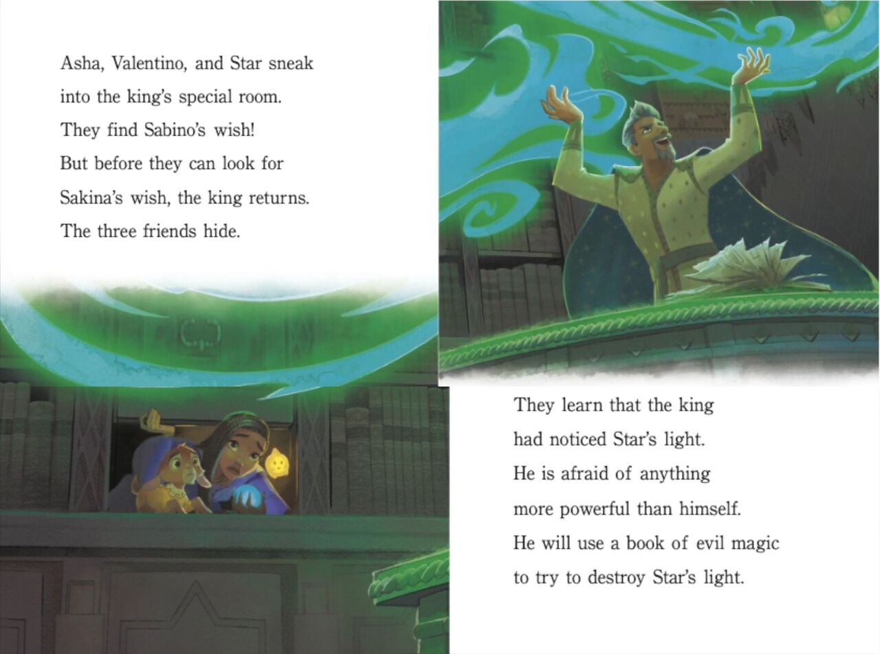 Disney's Wish Movie Book page 8 full