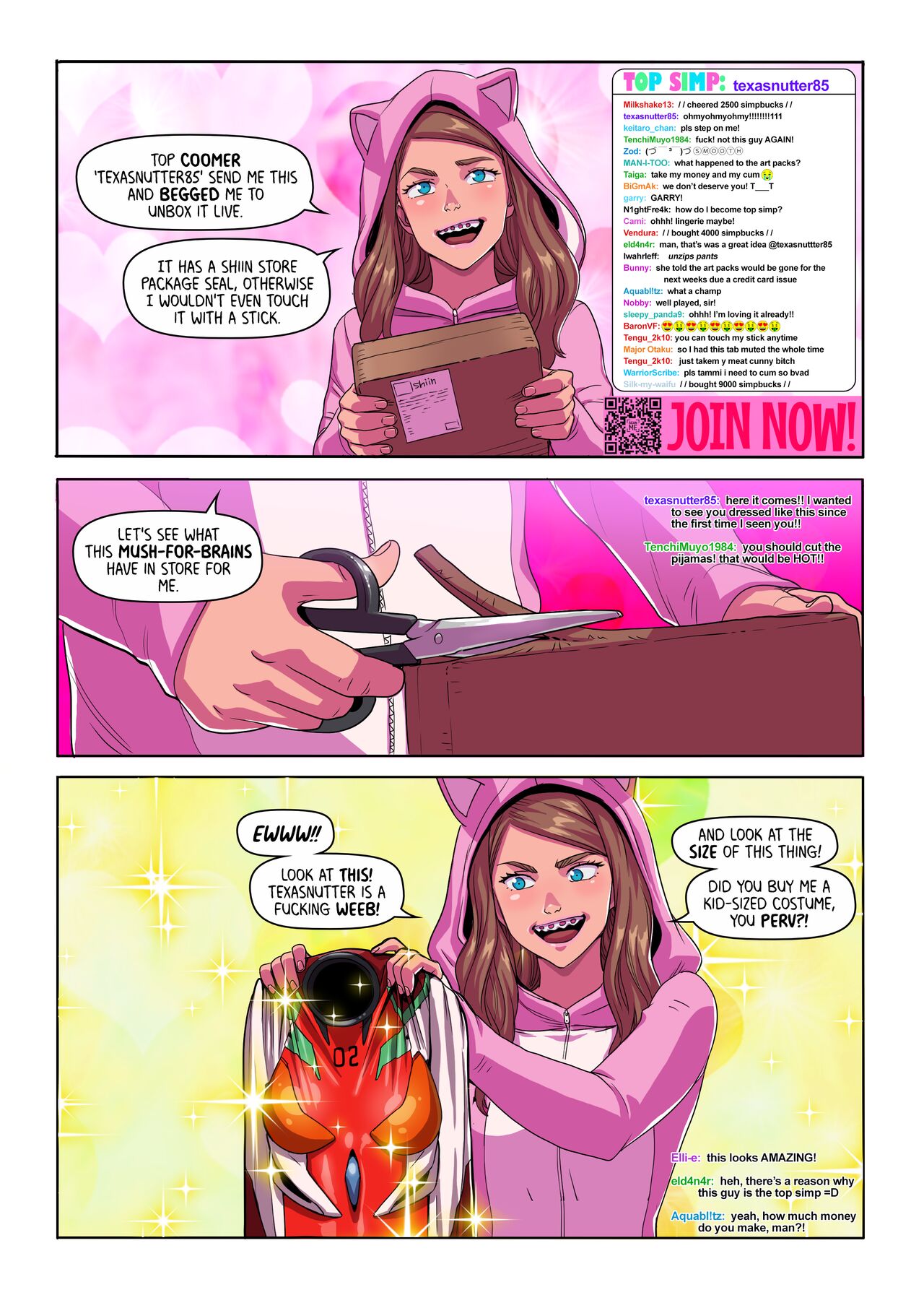 Super Tammy Cam Show page 3 full