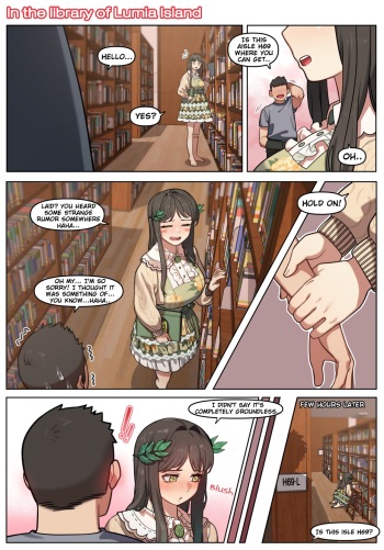 [6no1] In the library of Lumia Island [English] [Decensored] cover