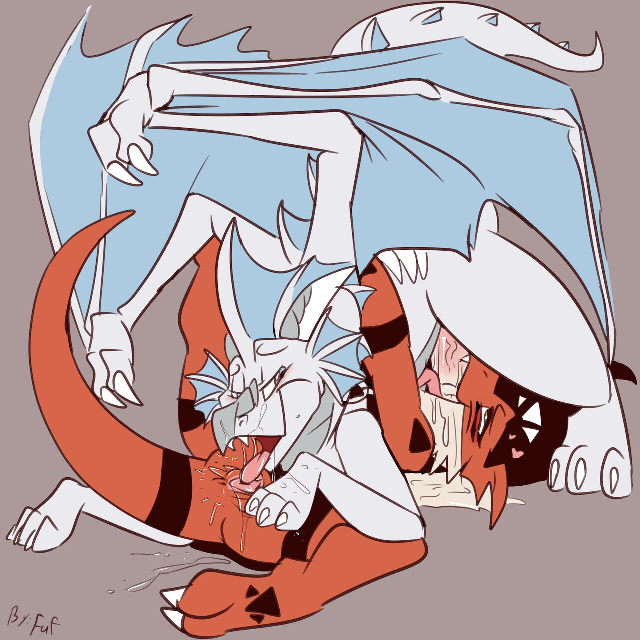 Guilmon and Macha page 1 full