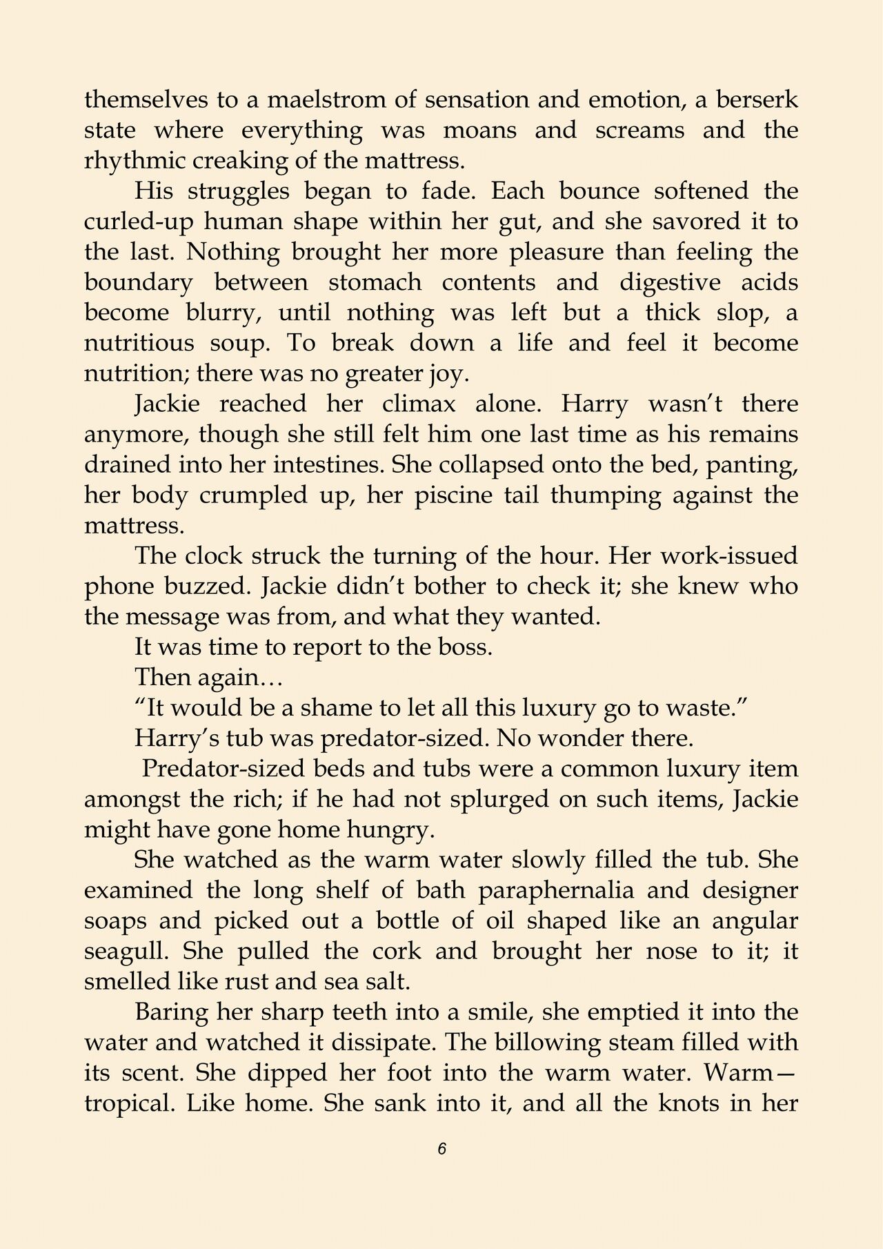 Jackie Nowell, Loan Shark in 168 Hours to Digest page 11 full