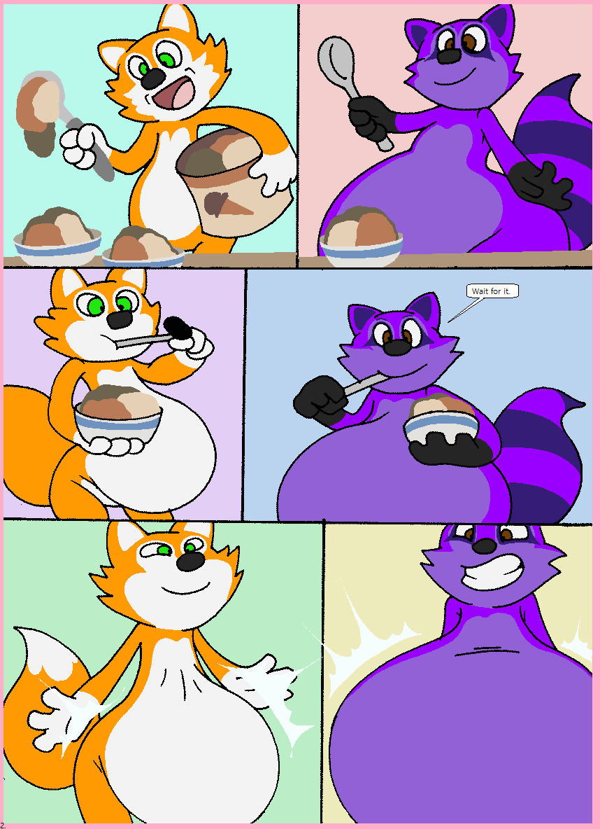 Brittany and Rocky WeightGain Comic page 2 full