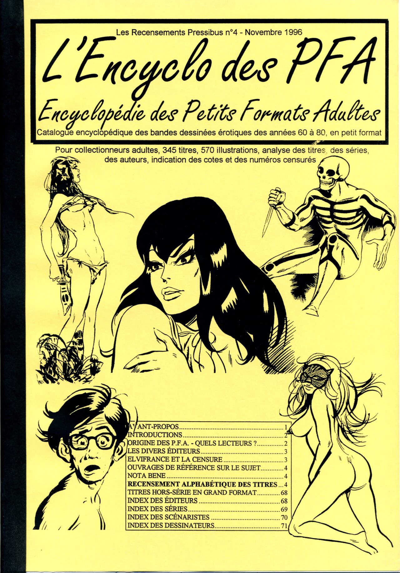 L'Encyclo des PFA : Encyclopédie des Petits Formats Adultes page 1 full