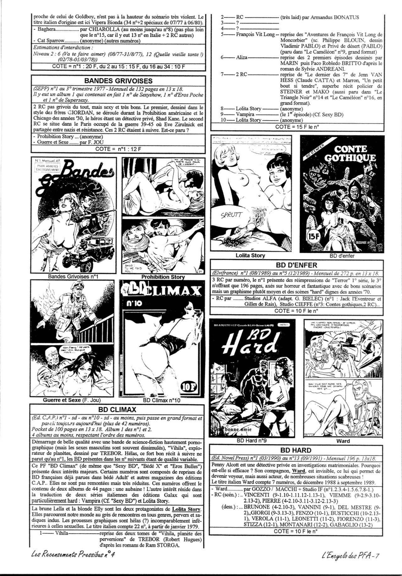 L'Encyclo des PFA : Encyclopédie des Petits Formats Adultes page 8 full