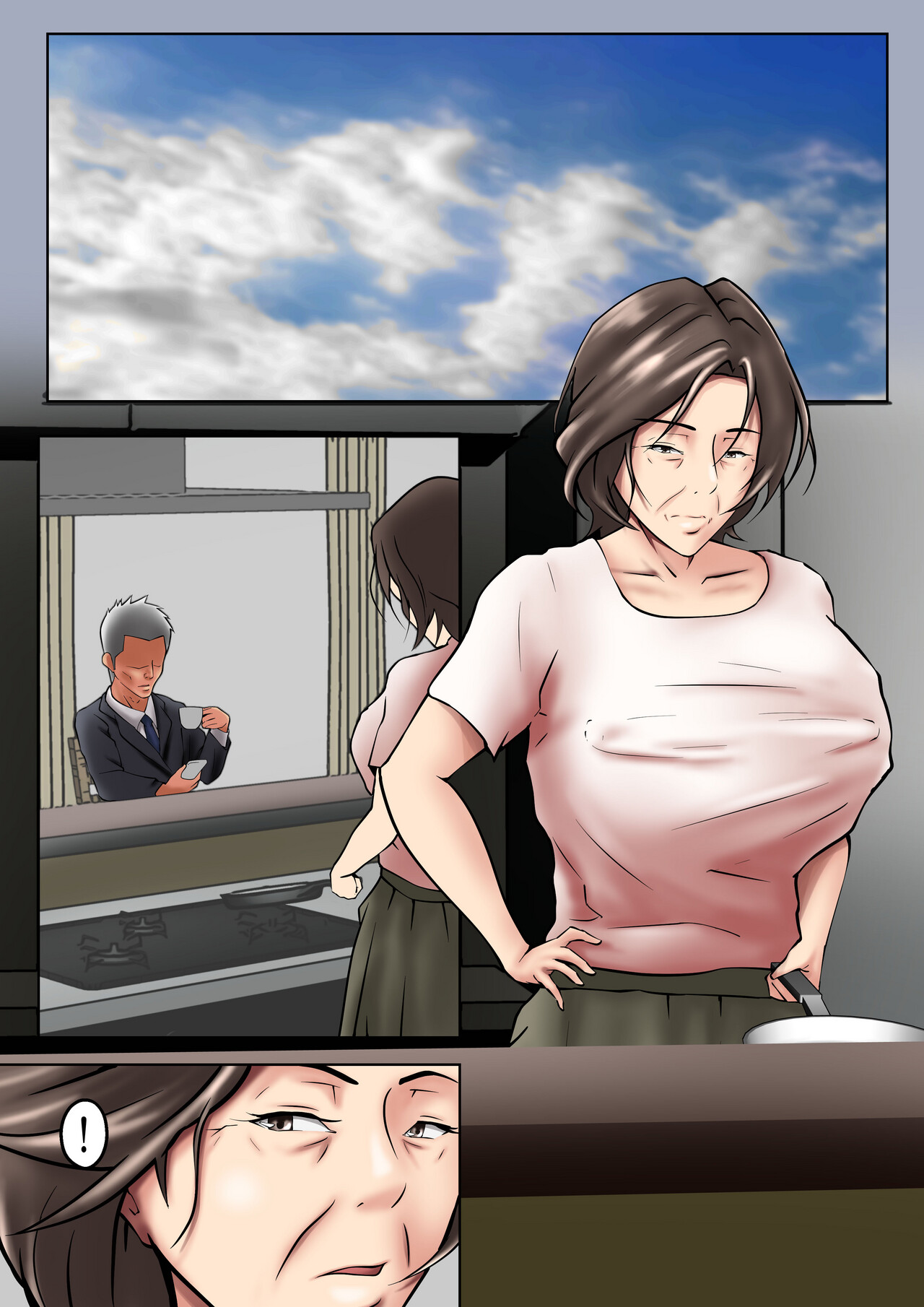 Seiyoku no Tsuyoi Okaa-san no Seishori o Makasareta Hanashi | Entrusted to satisify Mom's sexual desires page 3 full