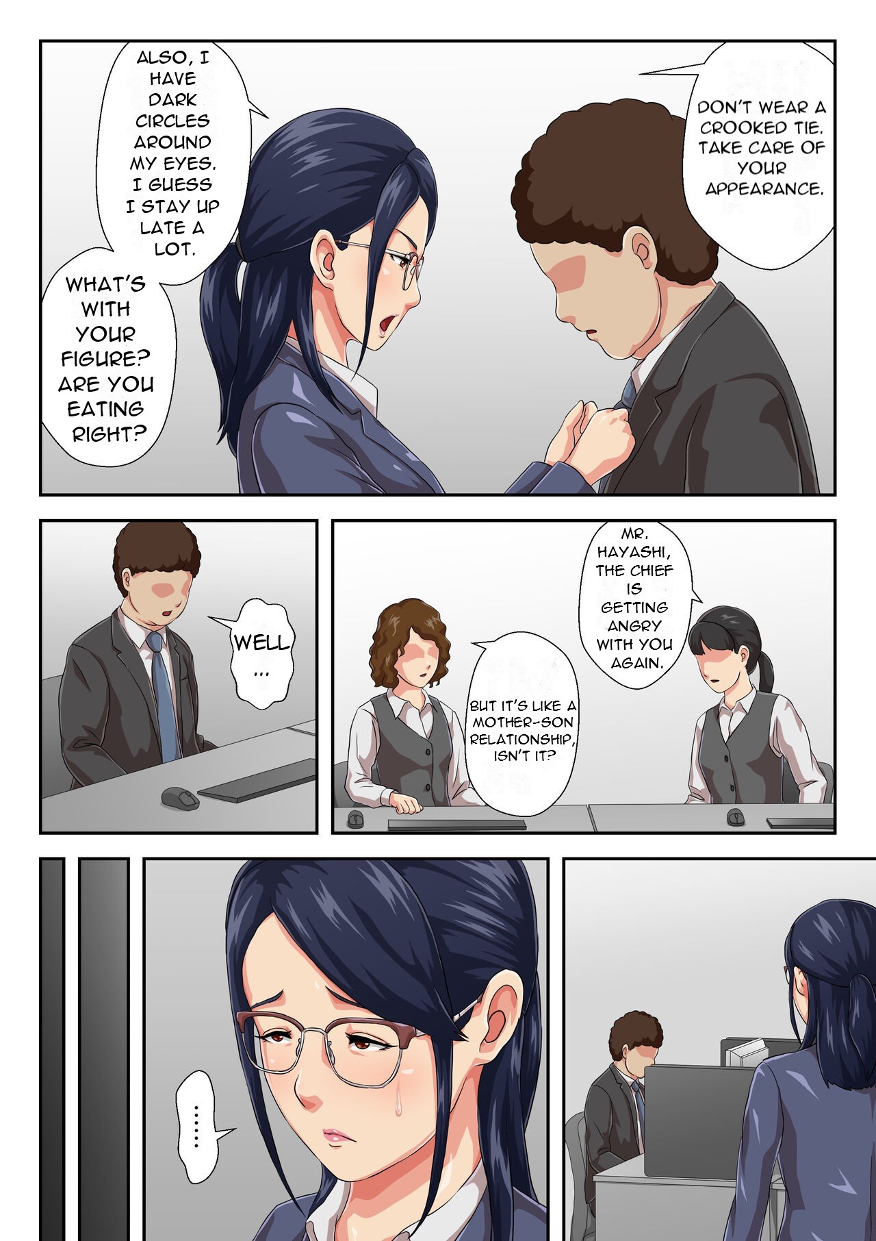 Onnajoushi wa Ikiwakareta Haha | My Female Boss is My Estranged Mother -  Page 3 - Comic Porn XXX