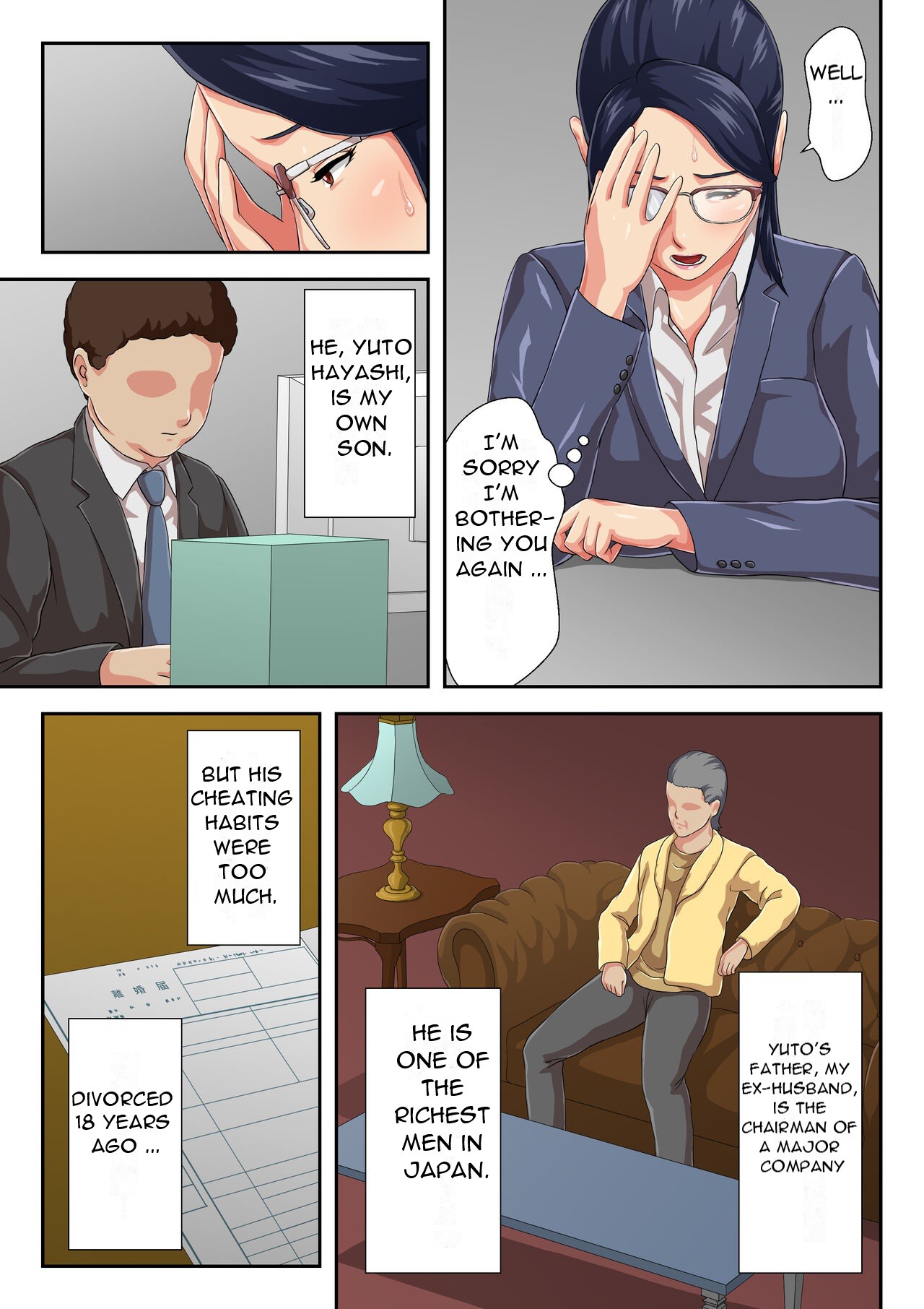 Onnajoushi wa Ikiwakareta Haha | My Female Boss is My Estranged Mother page 4 full