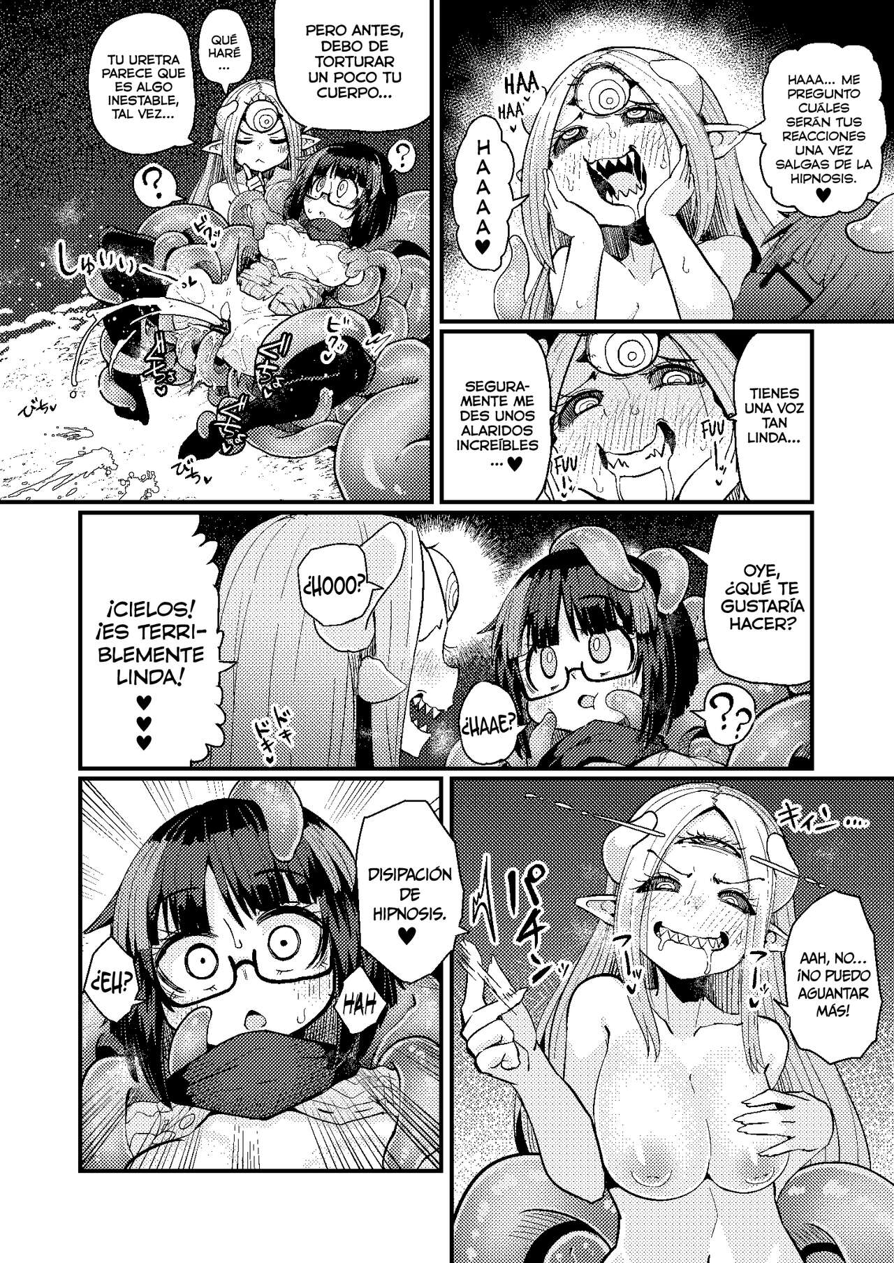Kankaku Shadan Saimin de Cli to Nyoudou Semesarete mo Zettai Makemasen!!? page 9 full