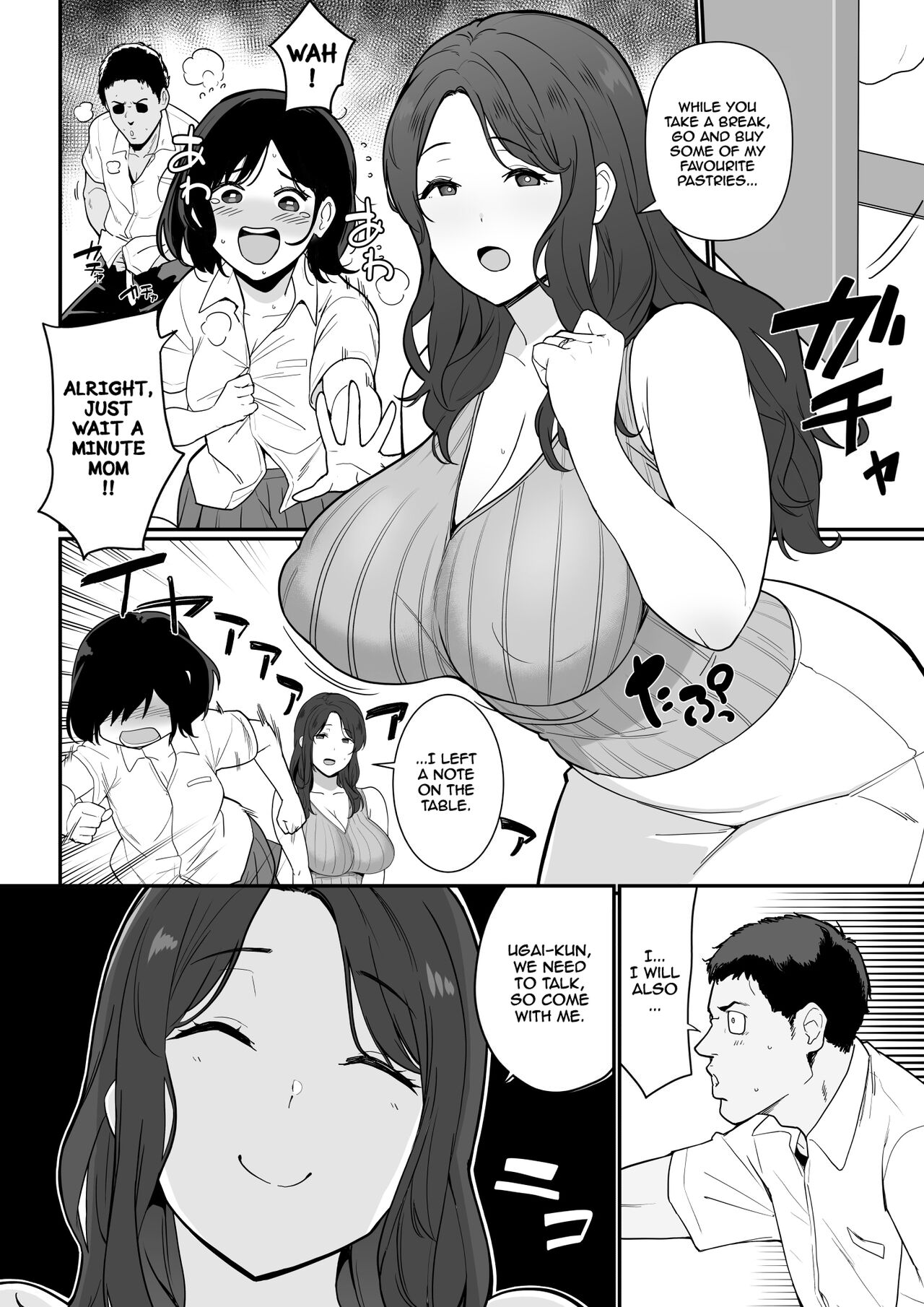 Kanojo no Mama ga H Sugite Gaman Dekinai | My Girlfriend's Mom is too Lewd, so I couldn't Hold Back. page 5 full