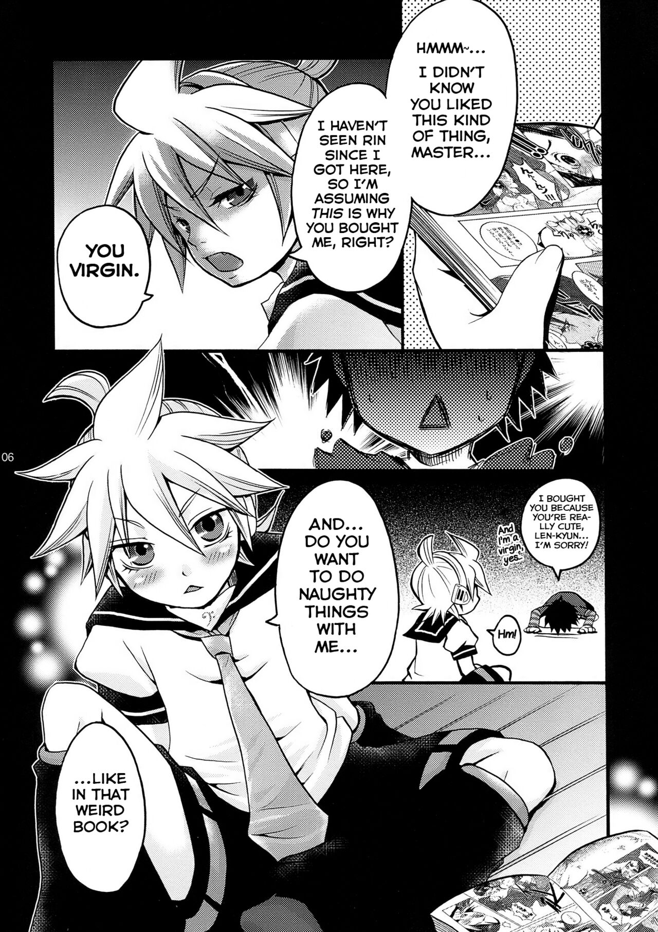 Yoru wa Omoikkiri Len-kyun! page 6 full