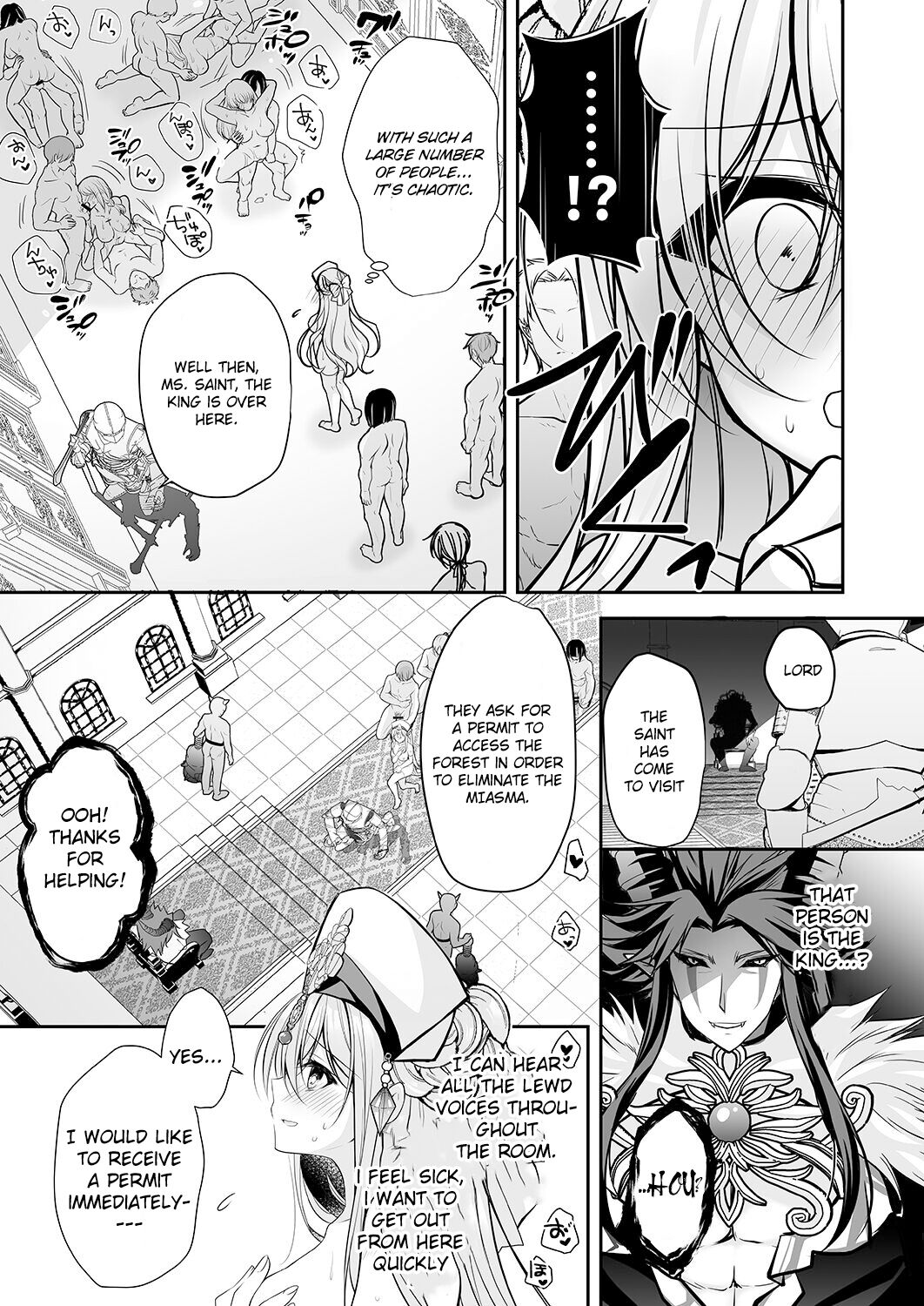 Isekai Rinkan ~Sennou Sareta Seijo wa Nikubenki ni Job Change shite Shiawase desu~ | Isekai Gangrape ~brainwashed saint is happy to change her job to become a meat toilet~ page 12 full